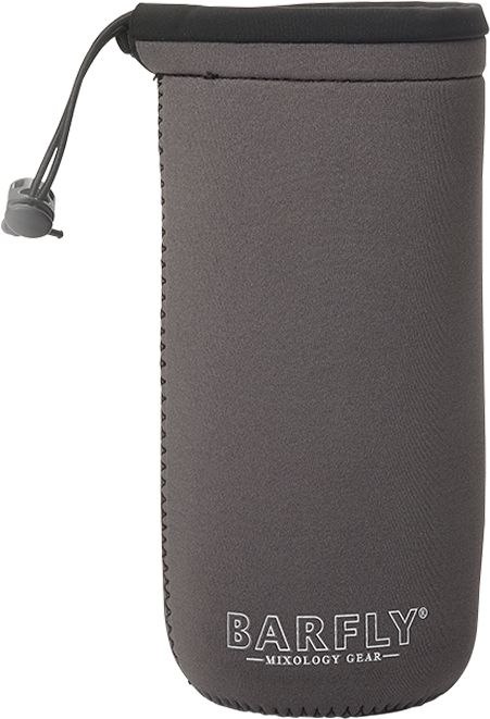 Barfly - 8" x 5.25" Grey Protective Sleeve for 500 ml & 550 ml Mixing Glasses - M37183
