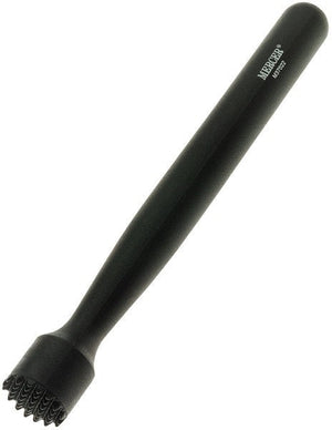 Barfly - 8.25" Black Composite Muddler With Textured Bottom - M37022