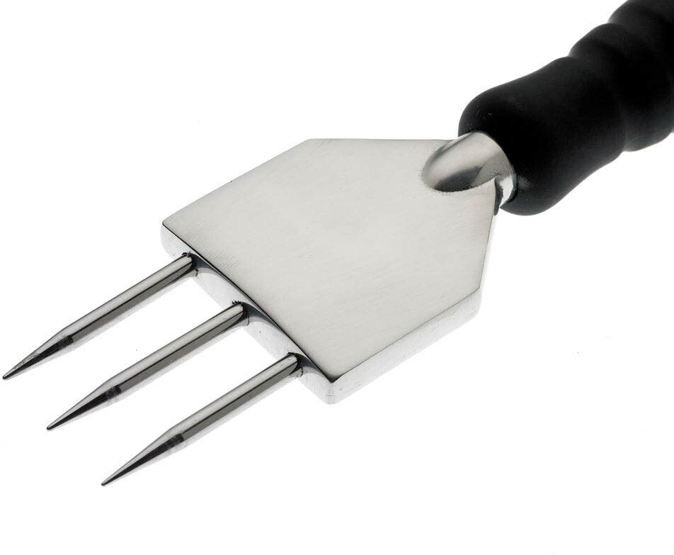 Barfly - 8.25" Stainless Steel 3-Prong Ice Chipper With Rubberized Handle - M37073