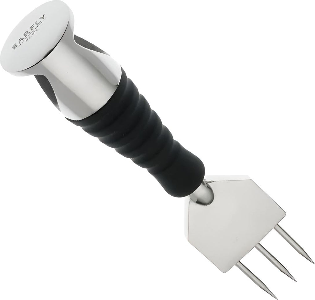 Barfly - 8.25" Stainless Steel 3-Prong Ice Chipper With Rubberized Handle - M37073