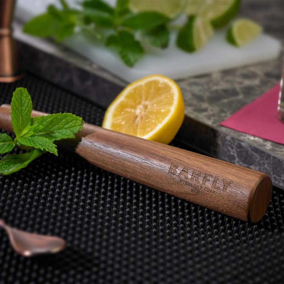 Barfly - 8.5" Walnut Deluxe Muddler - M37154