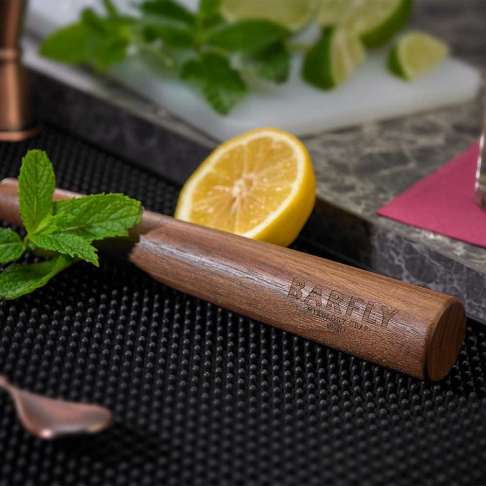 Barfly - 8.5" Walnut Deluxe Muddler - M37154