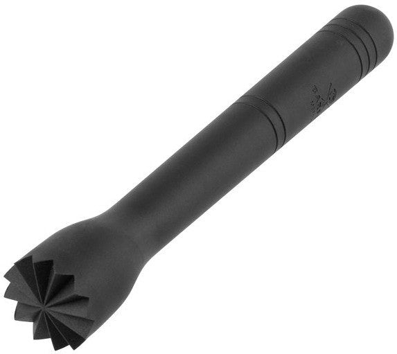 Barfly - 9.5" Black Jumbo Composite Muddler With Textured Bottom - M37036