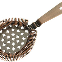 Barfly - Antique Copper Classic Hawthorne Spring Bar Strainer - M37037ACP