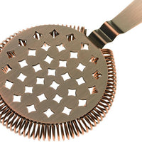 Barfly - Antique Copper Classic Hawthorne Spring Bar Strainer - M37037ACP