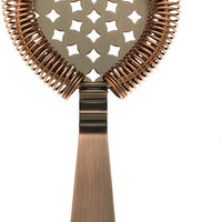 Barfly - Antique Copper Classic Hawthorne Spring Bar Strainer - M37037ACP