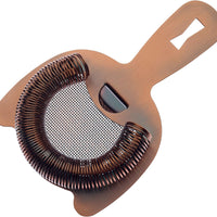 Barfly - Antique Copper Fine Mesh Spring Strainer - M37185ACP