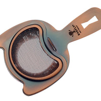 Barfly - Antique Copper Fine Mesh Spring Strainer - M37185ACP