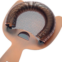 Barfly - Antique Copper Fine Mesh Spring Strainer - M37185ACP