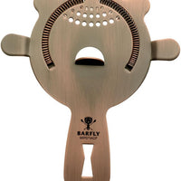 Barfly - Antique Copper Heavy-Duty 4 Prong Spring Bar Strainer - M37071ACP