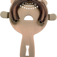 Barfly - Antique Copper Heavy-Duty 4 Prong Spring Bar Strainer - M37071ACP