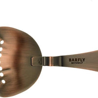 Barfly - Antique Copper Scalloped Julep Strainer - M37029ACP