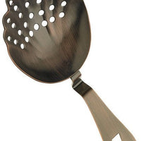 Barfly - Antique Copper Scalloped Julep Strainer - M37029ACP