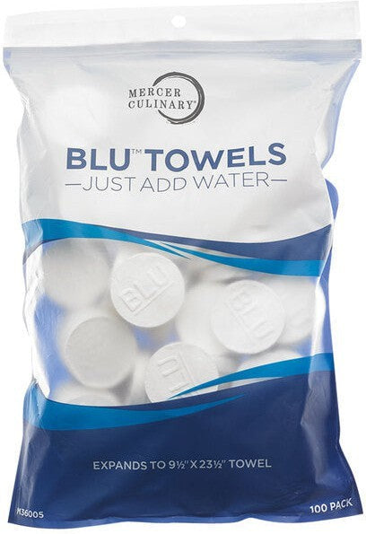 Barfly - BLU® 23.5" x 9.5" Compressed Foodservice Towel, Pack Of 100 - M36005 - DISCONTINUED