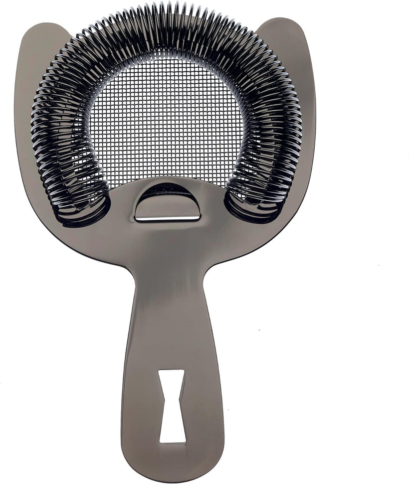 Barfly - Black Fine Mesh Spring Strainer - M37185BK