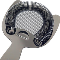 Barfly - Black Fine Mesh Spring Strainer - M37185BK