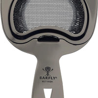 Barfly - Black Fine Mesh Spring Strainer - M37185BK