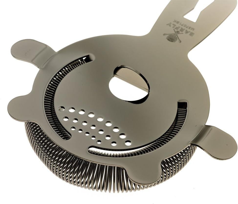 Barfly - Black Heavy-Duty 4 Prong Spring Bar Strainer - M37071BK