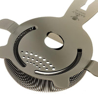 Barfly - Black Heavy-Duty 4 Prong Spring Bar Strainer - M37071BK