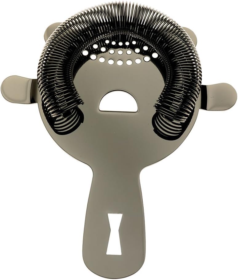 Barfly - Black Heavy-Duty 4 Prong Spring Bar Strainer - M37071BK