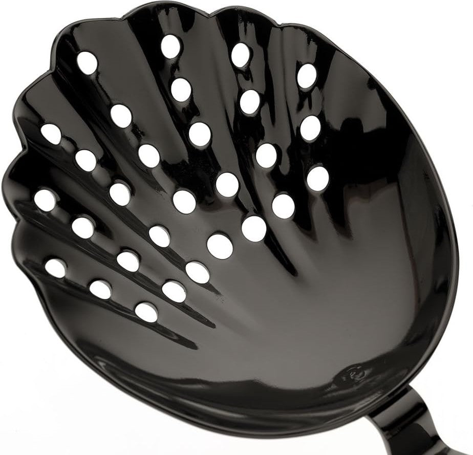 Barfly - Black Scalloped Julep Strainer - M37029BK