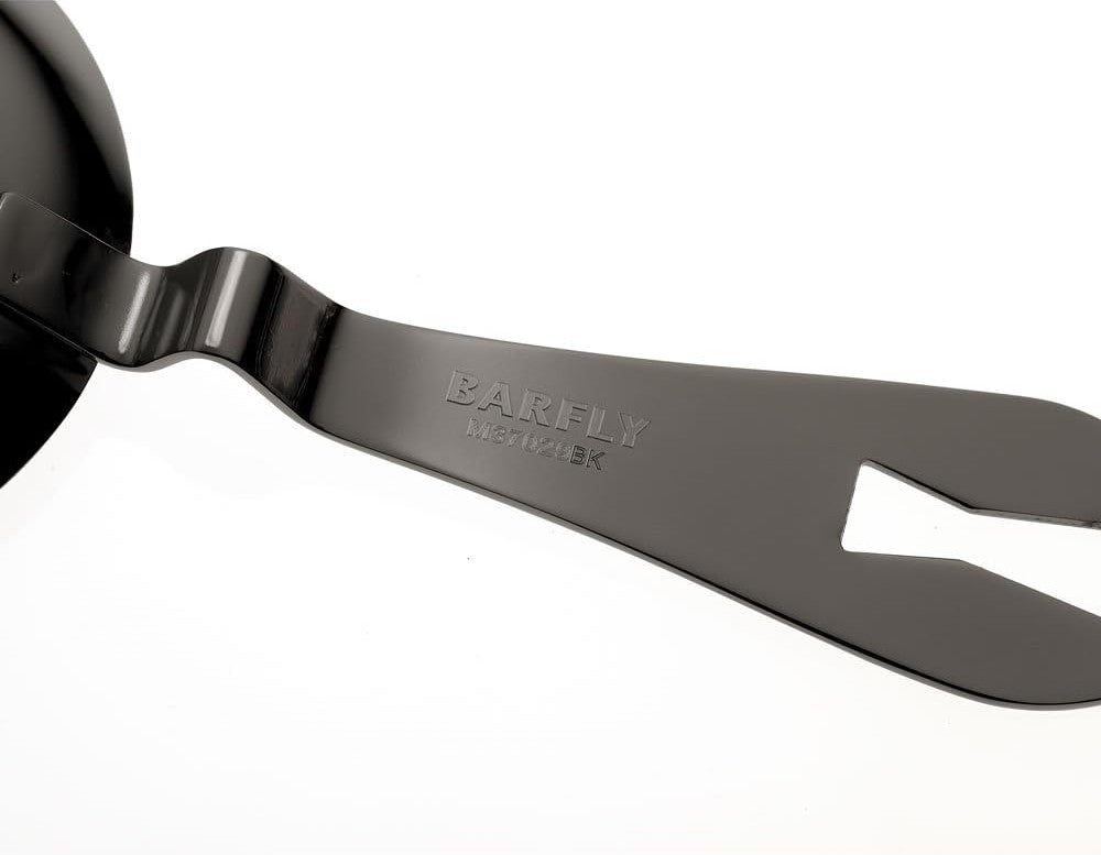 Barfly - Black Scalloped Julep Strainer - M37029BK