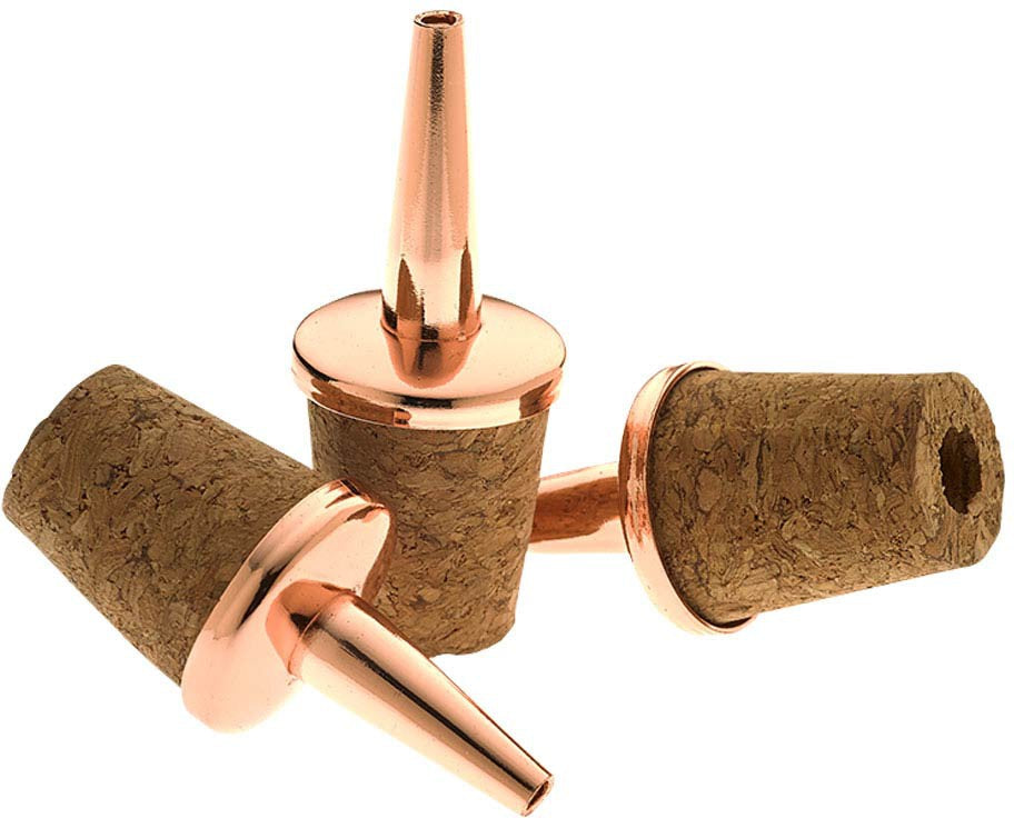 Barfly - Copper Plated Dasher Tops, Pack of 3 - M37049CP