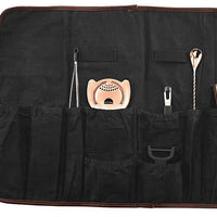 Barfly - Copper Plated Essential 7-Piece Cocktail Kit with Roll Bag - M37100CP