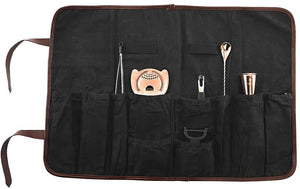 Barfly - Copper Plated Essential 7-Piece Cocktail Kit with Roll Bag - M37100CP