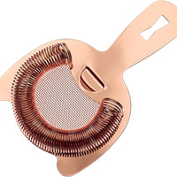 Barfly - Copper Plated Fine Mesh Spring Strainer - M37185CP