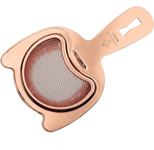 Barfly - Copper Plated Fine Mesh Spring Strainer - M37185CP