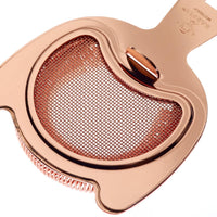 Barfly - Copper Plated Fine Mesh Spring Strainer - M37185CP