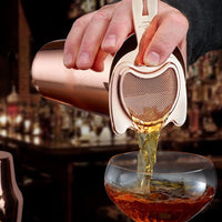 Barfly - Copper Plated Fine Mesh Spring Strainer - M37185CP