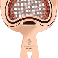 Barfly - Copper Plated Fine Mesh Spring Strainer - M37185CP