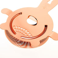 Barfly - Copper Plated Heavy-Duty 4 Prong Spring Bar Strainer - M37071CP