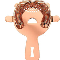 Barfly - Copper Plated Heavy-Duty 4 Prong Spring Bar Strainer - M37071CP