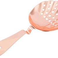 Barfly - Copper Plated Scalloped Julep Strainer - M37029CP