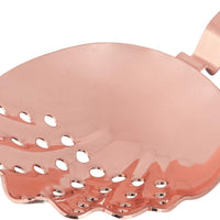 Barfly - Copper Plated Scalloped Julep Strainer - M37029CP