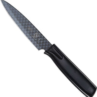 Barfly - Culinary 4" Black Non-Stick Paring Knife with Sheath - M33910B