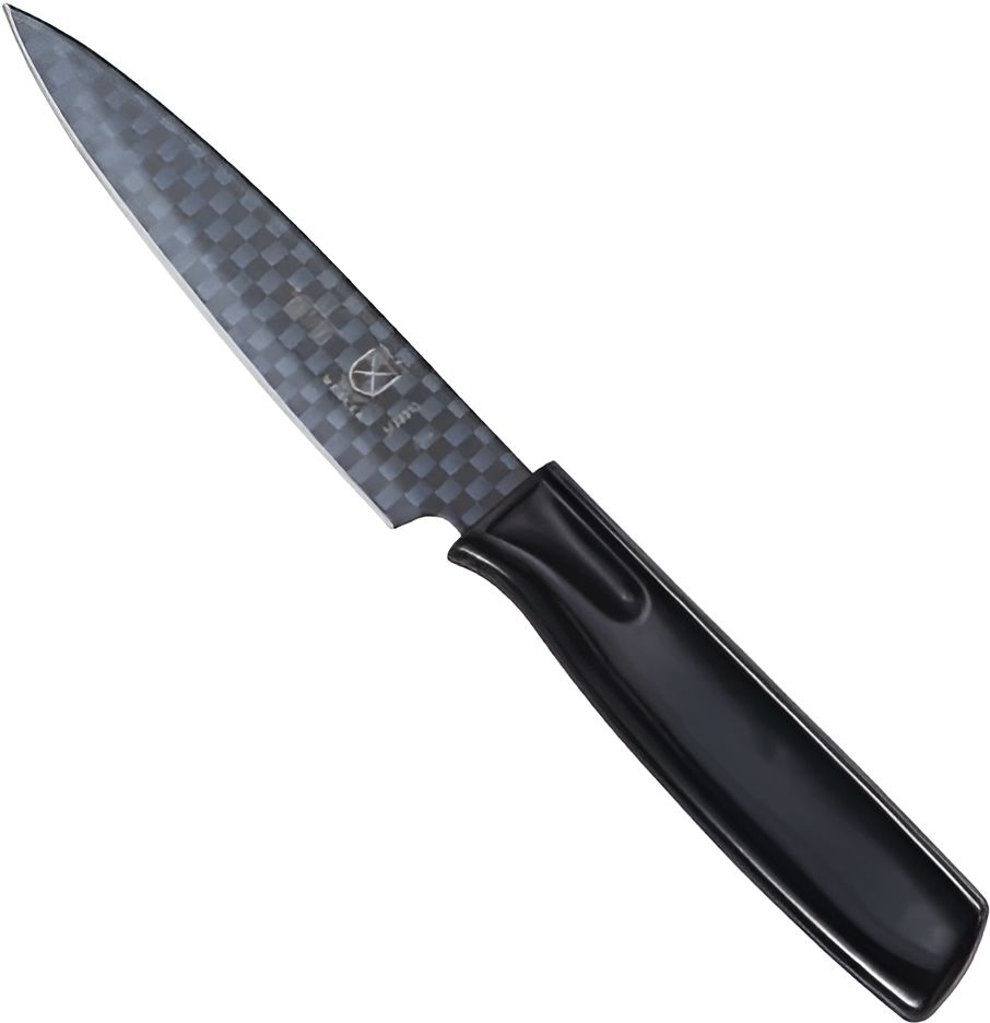 Barfly - Culinary 4" Black Non-Stick Paring Knife with Sheath - M33910B