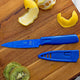 Barfly - Culinary 4" Blue Non-Stick Paring Knife With Sheath - M33911B