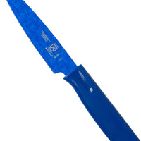 Barfly - Culinary 4" Blue Non-Stick Paring Knife With Sheath - M33911B