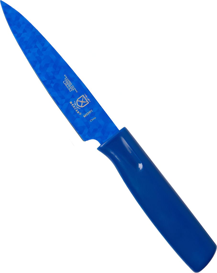 Barfly - Culinary 4" Blue Non-Stick Paring Knife With Sheath - M33911B