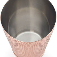 Barfly - Diamond Lattice 18 Oz Copper Plated Half Size Cocktail Shaker - M37198CP