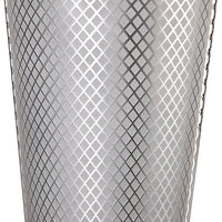 Barfly - Diamond Lattice 18 Oz Stainless Steel Silver Half Size Cocktail Shaker - M37198