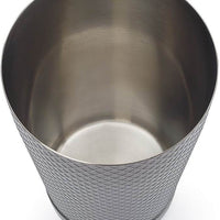 Barfly - Diamond Lattice 18 Oz Stainless Steel Vintage Black Half Size Cocktail Shaker - M37198BK