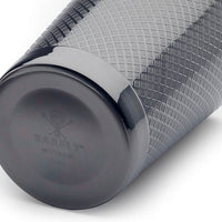 Barfly - Diamond Lattice 18 Oz Stainless Steel Vintage Black Half Size Cocktail Shaker - M37198BK