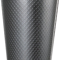 Barfly - Diamond Lattice 18 Oz Stainless Steel Vintage Black Half Size Cocktail Shaker - M37198BK