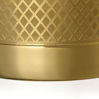 Barfly - Diamond Lattice 28 Oz & 18 Oz Stainless Steel Gold Plated cocktail Shaker Pack - M37200GD