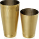 Barfly - Diamond Lattice 28 Oz & 18 Oz Stainless Steel Gold Plated cocktail Shaker Set - M37200GD